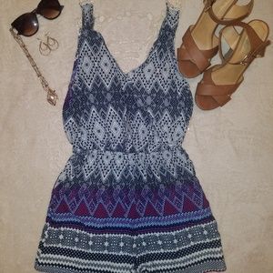 Tribal print romper!